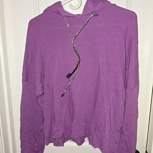 Michael Lauren Vibrant Purple Hoodie